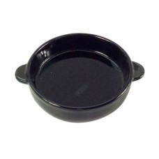 Миска для животных Foxie Сковородка черная керамическая 19,5х15х см 320мл