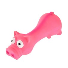 Игрушка для собак MAJOR Поросенок 16см с пищалкой латекс розовый