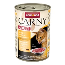 Корм для кошек ANIMONDA Carny Adult говядина, курица, утка конс.
