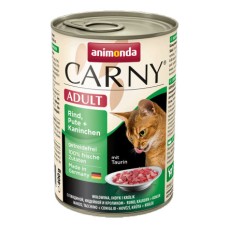 Корм для кошек ANIMONDA Carny Adult говядина, индейка, кролик конс.