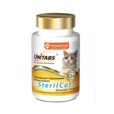 Витамины UNITABS SterilCat с Q10 для кошек 120 таб.