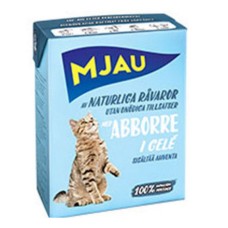 Корм для кошек MJAU мясные кусочки в желе с окунем конс.