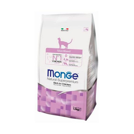 Корм для кошек MONGE Cat Sterilized для стерилизованных кошек