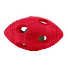 Игрушка для собак Nerf Мяч для регби светящийся 13.5см