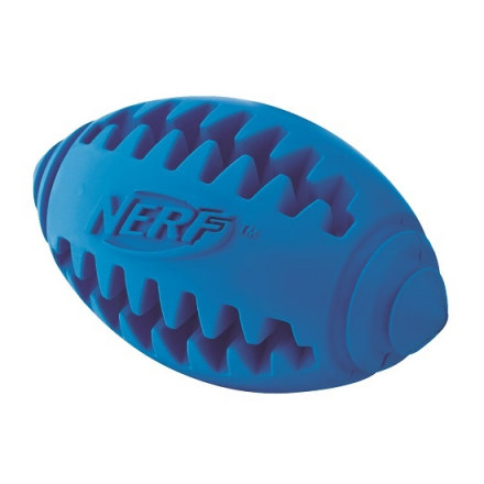 Игрушка для собак Nerf Мяч для регби рифленый 12,5см