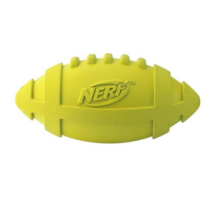 Игрушка для собак Nerf Мяч для регби пищащий 17.5см