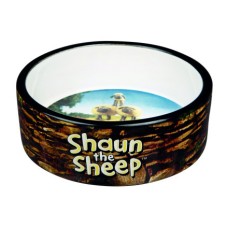 Миска для животных TRIXIE Shaun the Sheep керамическая коричневая 12см 300мл