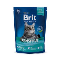 Корм для кошек BRIT Premium Cat Sensitive гипоалл. с чувствительным пищеварением, ягненок