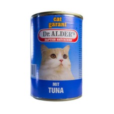 Корм для кошек DR. ALDER`S Cat Garant сочные кусочки в соусе, тунец конс.