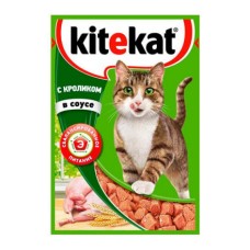 Корм для кошек KITEKAT кролик в соусе конс. пауч