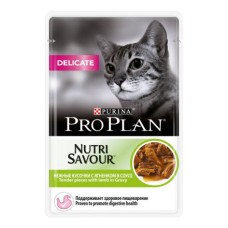 Корм для кошек PRO PLAN с чувствительным пищеварением ягненок конс.
