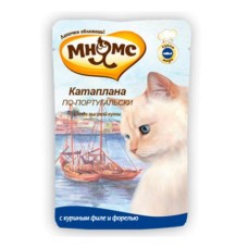 Корм для кошек МНЯМС Катаплана по-португальски (с форелью) конс. пауч