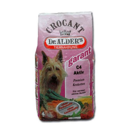 Корм для собак DR. ALDER`S С-4 Crocant Activ Говядина, рис