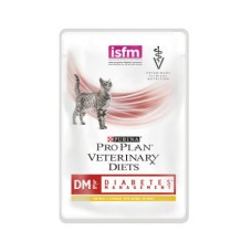 Корм для кошек PRO PLAN Veterinary Diets при сахарном диабете, курица пауч