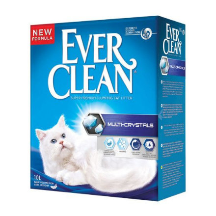 Наполнитель для кошачьего туалета EVER CLEAN Multi Crystals комкующийся без ароматиз.