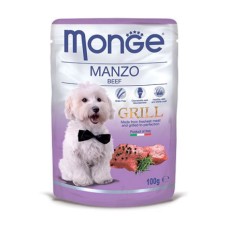 Корм для собак MONGE Grill Pouch говядина конс.