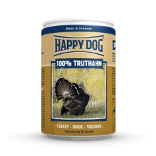 Корм для собак HAPPY DOG 100% мясо Индейка ж/б конс.