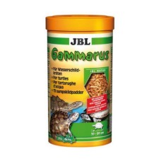 Корм-лакомство для черепах JBL Gammarus для водных черепах, очищенный гаммарус 1л (110г)