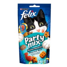 Лакомство для кошек FELIX Party mix Морской Микс