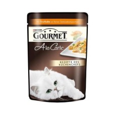 Корм для кошек GOURMET AlaCarte Индейка, овощи в подливе конс.
