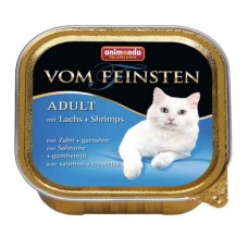 Корм для кошек ANIMONDA Vom Feinsten Adult лосось, креветки конс.