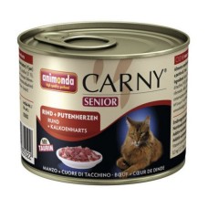 Корм для кошек ANIMONDA Carny Senior  для стареющих кошек говядина, сердце, индейка конс.