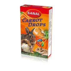 Лакомство для грызунов SANAL Carrot Drops (морковь + Вит. С) дропсы