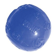 Игрушка для собак KONG Сквиз Мячик очень большой, резиновый с пищалкой
