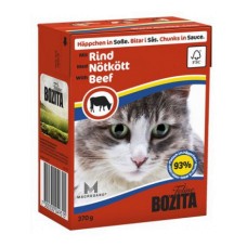 Корм для кошек BOZITA Кусочки в соусе с говядиной конс.