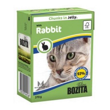 Корм для кошек BOZITA Кусочки в желе с кроликом конс.