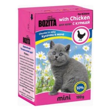 Корм для котят BOZITA MINI 2106 кусочки в желе с Курицей конс.