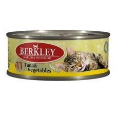 Корм для кошек Berkley №11 тунец, овощи конс.