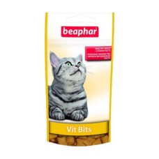 Лакомство для кошек BEAPHAR Подушечки с мальт-пастой "Malt-Bits"+лосось