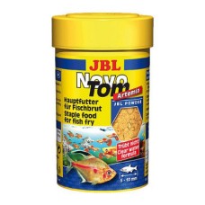 Корм для рыб JBL NovoTom Artemia Пылевидный корм для мальков с артемией, 100мл. (60г)