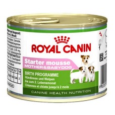 Корм для щенков ROYAL CANIN Starter Mousse до 2-х месяцев, беременных и кормящих сук конс.