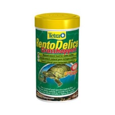 Корм для черепах TETRA ReptoDelica Grasshopers лакомство для водных черепах кузнечики 250мл