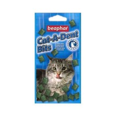 Лакомство для кошек BEAPHAR Подушечки для чистки зубов "Cat-A-Dent Bits"