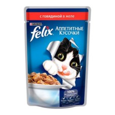 Корм для кошек FELIX Говядина конс.