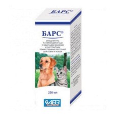 Шампунь для собак и кошек АВЗ Барс лечебный антипаразитарный 250мл