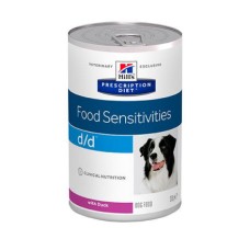 Корм для собак Hill's Prescription Diet Canine D/D дерматиты и пищевая аллергия утка конс.