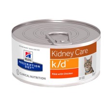 Корм для кошек Hill's Prescription Diet Feline K/D при заболевании почек, курица конс.