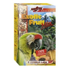 Корм для птиц VERSELE-LAGA Parrots Exotic Fruit Mix для крупных попугаев с фруктами