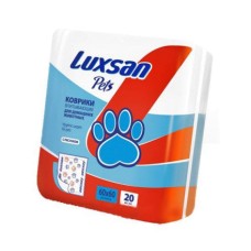 Коврик для кошек и собак LUXSAN Premium с рисунком, 60*60см 20шт