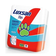 Коврик для кошек и собак LUXSAN Premium с рисунком, 60*90см 20шт