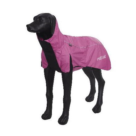 Дождевик для собак RUKKA Wave raincoat 65см розовый