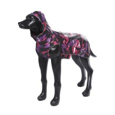 Дождевик для собак RUKKA 50см Камуфляж Фиолетовый/розовый
