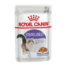 Корм для кошек ROYAL CANIN Sterilised для кастрированных и стерилизованных, в желе конс.