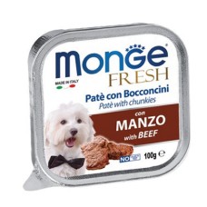 Корм для собак MONGE Fresh говядина конс.