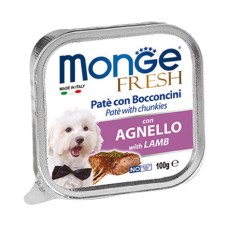 Корм для собак MONGE Fresh ягненок конс.