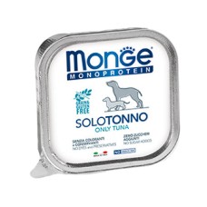 Корм для собак MONGE Dog Monoproteico Solo паштет из тунца конс.